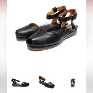 RE-MIX Classic Vintage Footwear Como Wedge Sandals